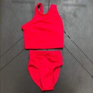 Balera IC red dancewear set